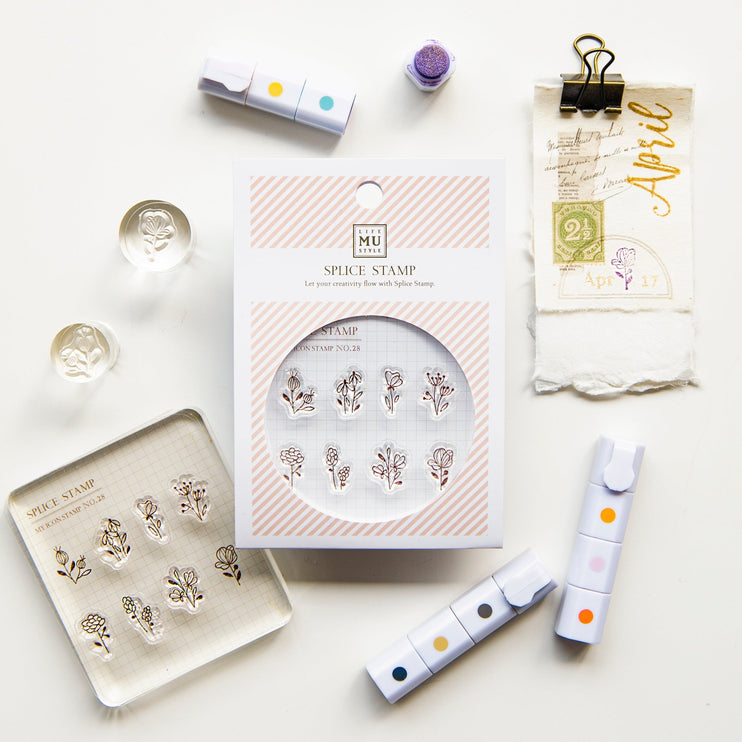MU - Clear MU Icon Stamps - Wildflowers - ColorSwatch