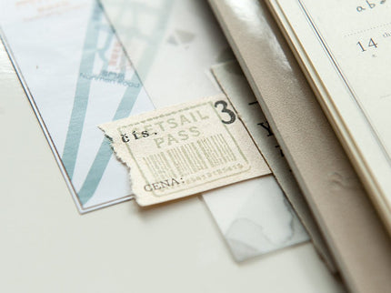 MU - Clear MU Record Stamp - Boarding Pass - ColorSwatch