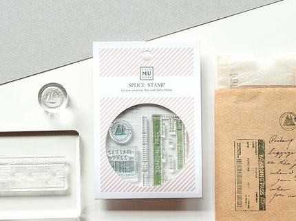 MU - Clear MU Record Stamp - Boarding Pass - ColorSwatch