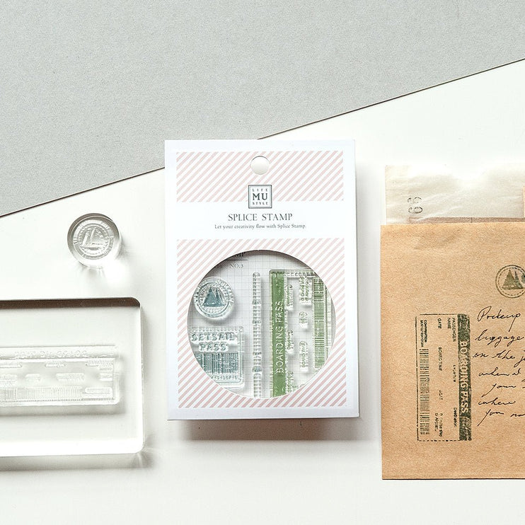MU - Clear MU Record Stamp - Boarding Pass - ColorSwatch
