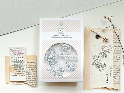 MU - Clear MU Record Stamp - Magnolia - ColorSwatch