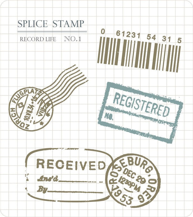 MU - Clear MU Record Stamp - Postal - ColorSwatch