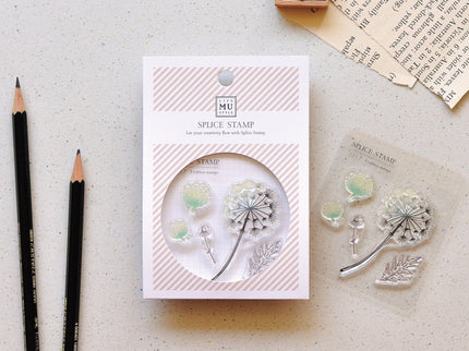 MU - Clear Splice Stamps - Dandelion - ColorSwatch