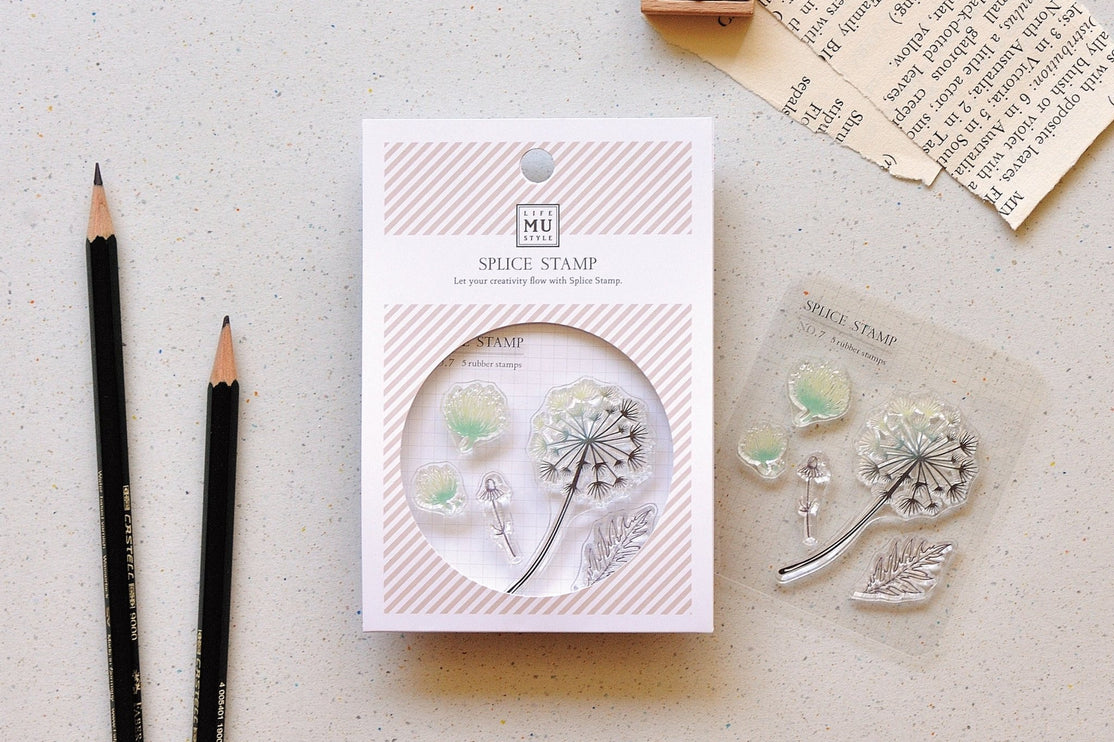 MU - Clear Splice Stamps - Dandelion - ColorSwatch