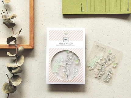 MU - Clear Splice Stamps - Eucalyptus - ColorSwatch