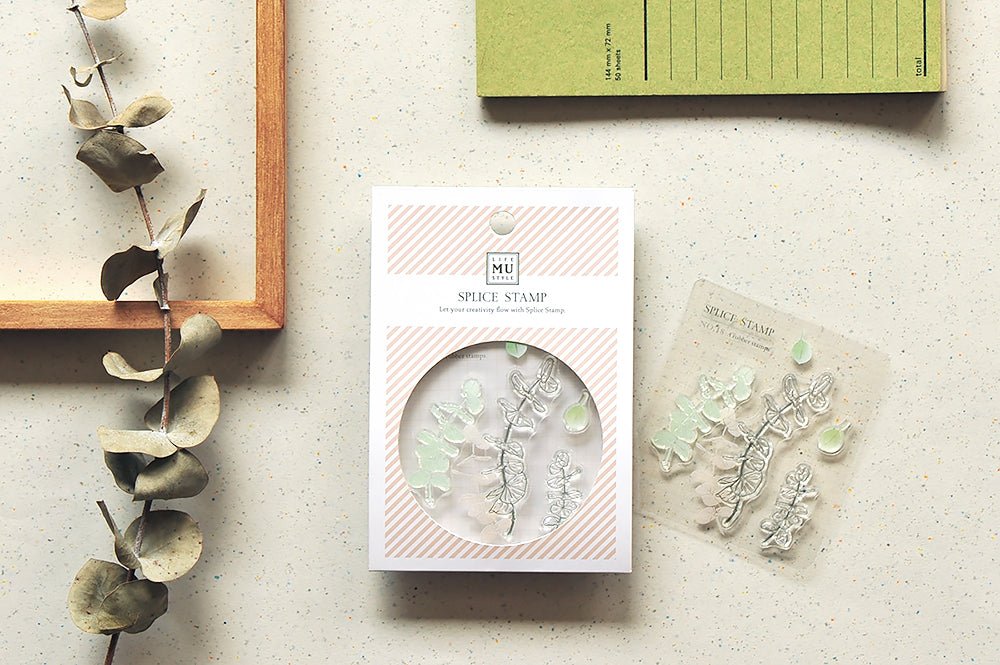 MU - Clear Splice Stamps - Eucalyptus - ColorSwatch