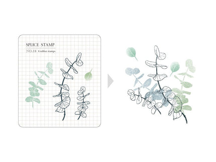 MU - Clear Splice Stamps - Eucalyptus - ColorSwatch