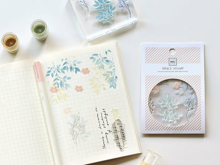 MU - Clear Splice Stamps - Flowers & Branches - ColorSwatch