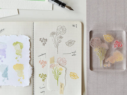 MU - Clear Splice Stamps - Flowers & Buds - ColorSwatch