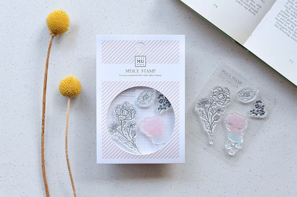 MU - Clear Splice Stamps - Flowers & Buds - ColorSwatch