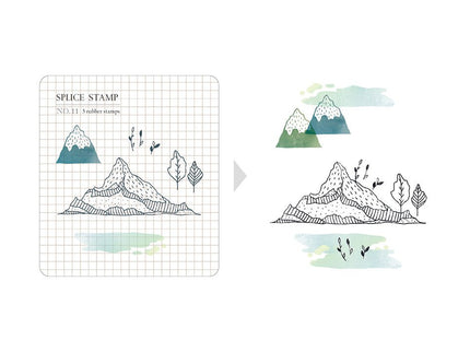 MU - Clear Splice Stamps - Mountains - ColorSwatch