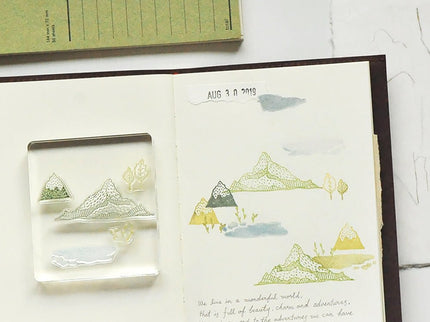 MU - Clear Splice Stamps - Mountains - ColorSwatch