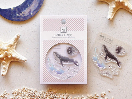 MU - Clear Splice Stamps - Whale & Moon - ColorSwatch