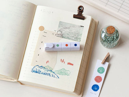 MU - Inky Pen Stamp Pads - Aged Scroll Hue - ColorSwatch