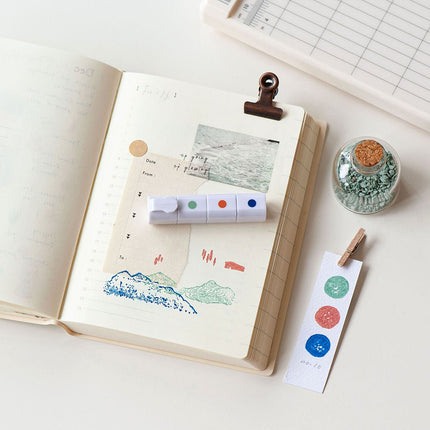 MU - Inky Pen Stamp Pads - Aged Scroll Hue - ColorSwatch