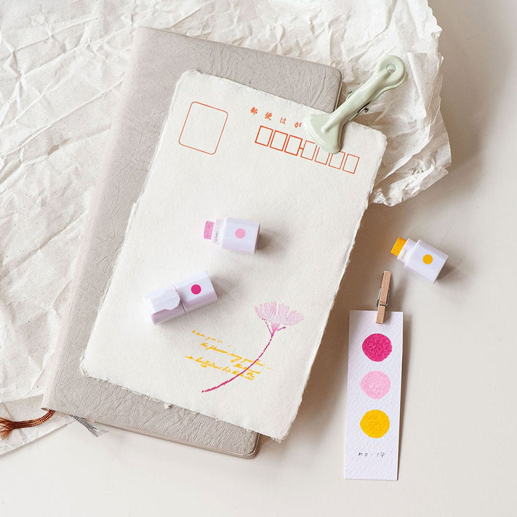 MU - Inky Pen Stamp Pads - Berry Bliss Hue - ColorSwatch