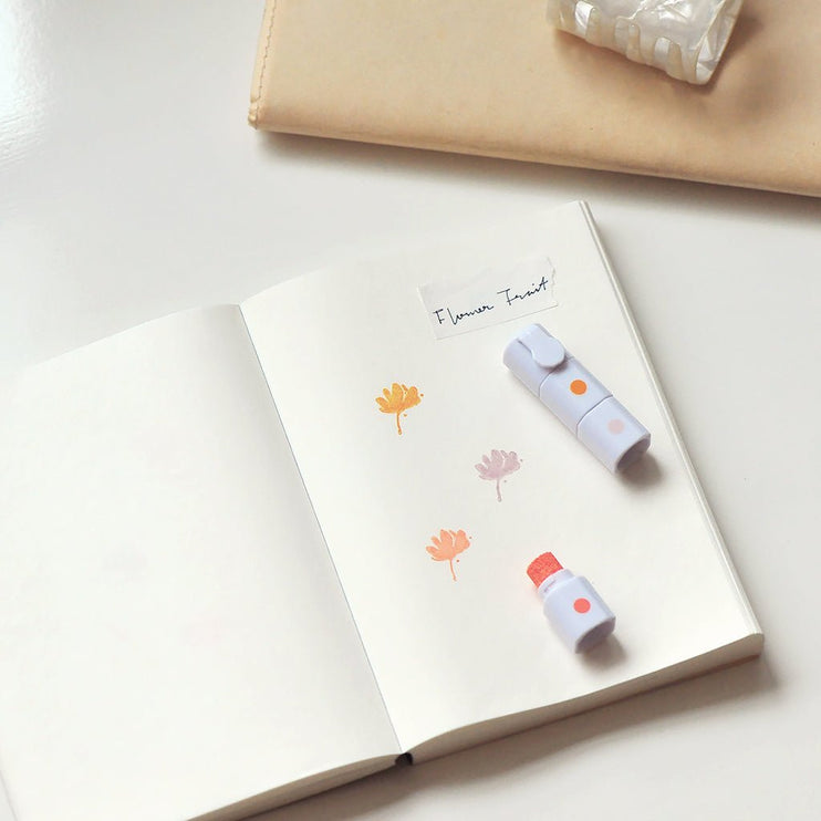 MU - Inky Pen Stamp Pads - Flower Fruit - ColorSwatch