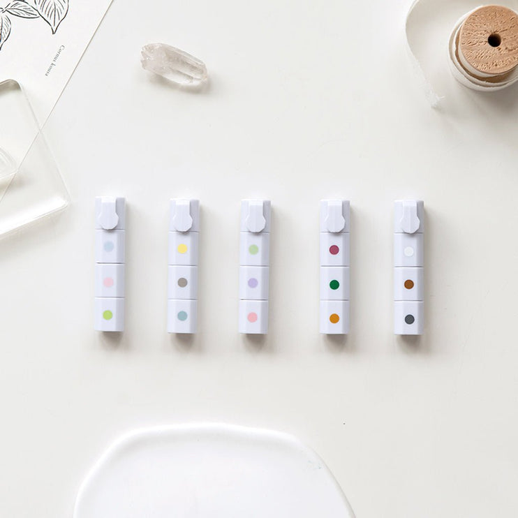 MU - Inky Pen Stamp Pads - Log Cabin - ColorSwatch