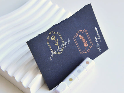 MU - Inky Pen Stamp Pads - Metallic Mineralize - ColorSwatch