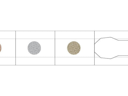 MU - Inky Pen Stamp Pads - Metallic Mineralize - ColorSwatch