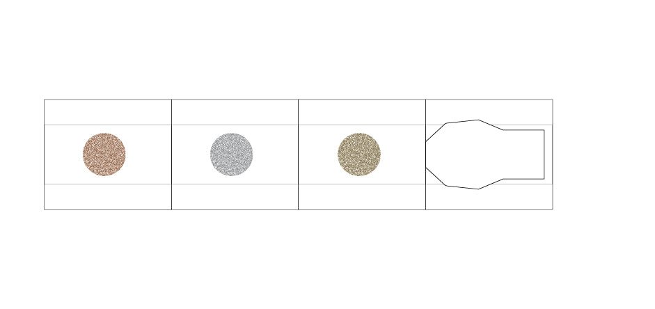 MU - Inky Pen Stamp Pads - Metallic Mineralize - ColorSwatch