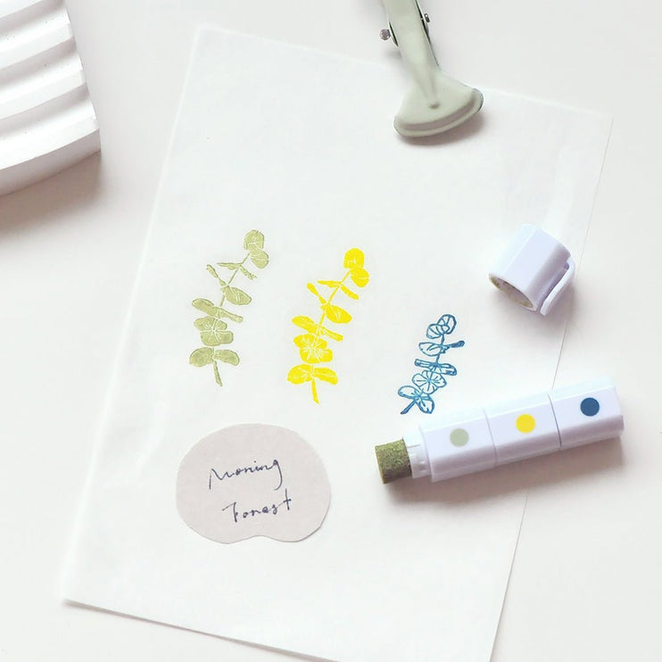MU - Inky Pen Stamp Pads - Morning Forest - ColorSwatch