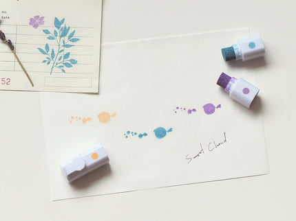 MU - Inky Pen Stamp Pads - Sunset Cloud - ColorSwatch