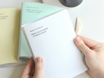 MU - Print On Stickers Storage Book - ColorSwatch