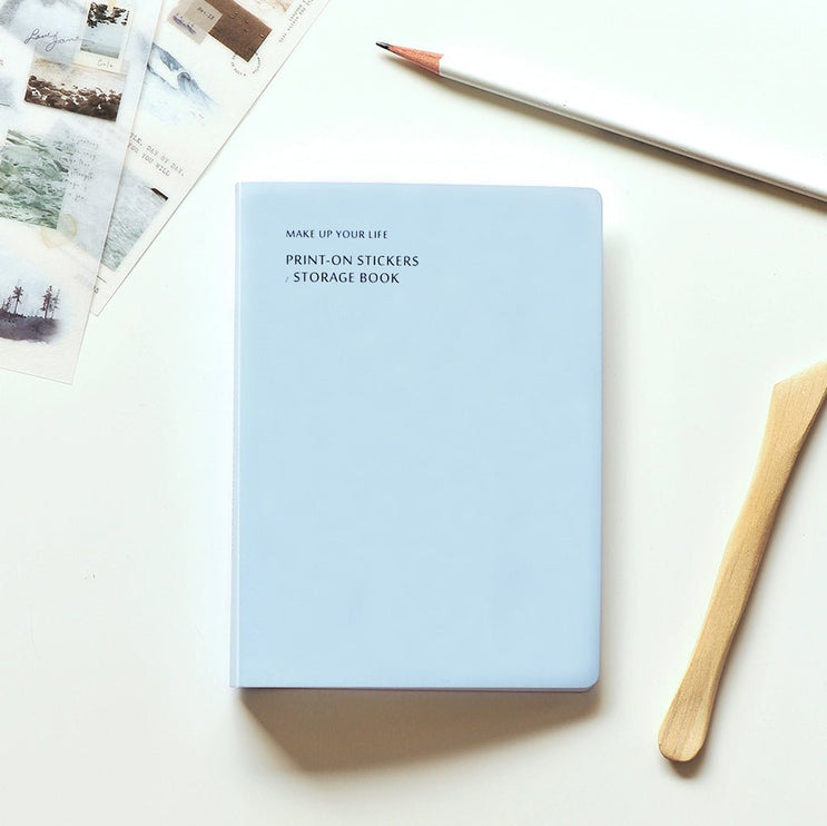 MU - Print On Stickers Storage Book - ColorSwatch