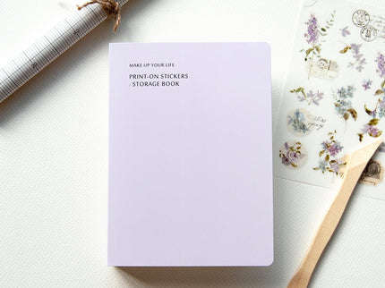 MU - Print On Stickers Storage Book - ColorSwatch