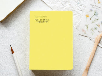 MU - Print On Stickers Storage Book - ColorSwatch
