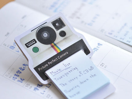 MU - Retro Sticky Notes - Polaroid Camera - ColorSwatch