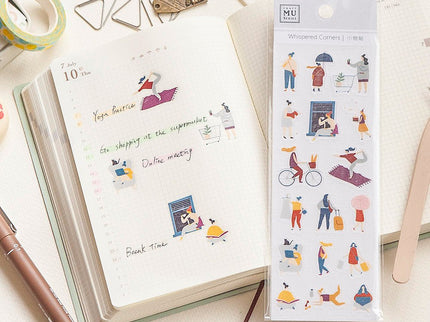 MU - Small Items Stickers - Daily People - ColorSwatch