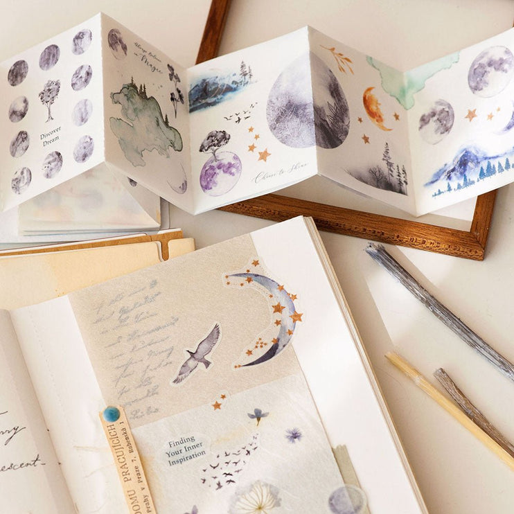 MU - Washi Tape Book - Charm of the Moon - ColorSwatch