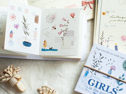 MU - Washi Tape Book - Girls in the Garden - ColorSwatch