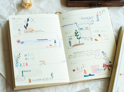 MU - Washi Tape Book - Girls in the Garden - ColorSwatch