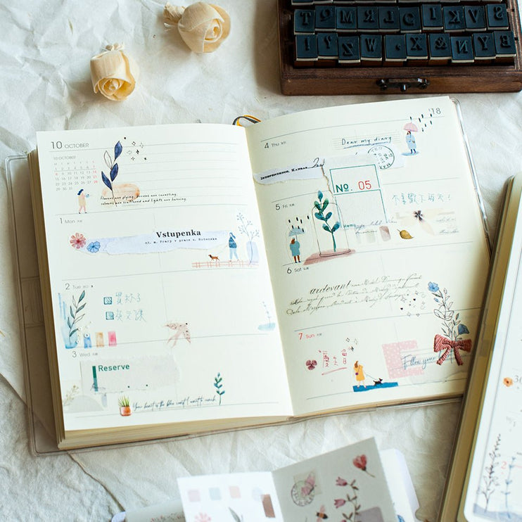 MU - Washi Tape Book - Girls in the Garden - ColorSwatch