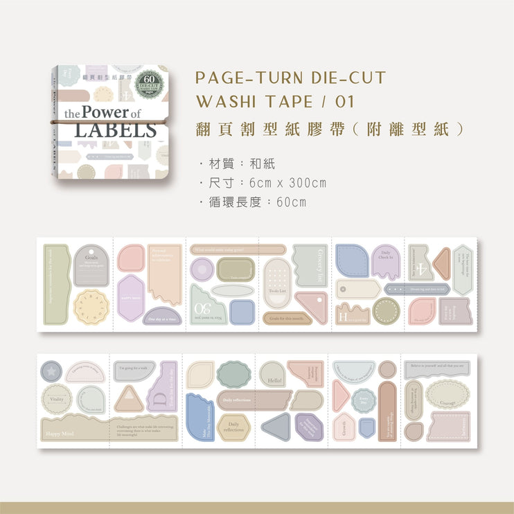 MU - Washi Tape Book - Power of Labels - ColorSwatch