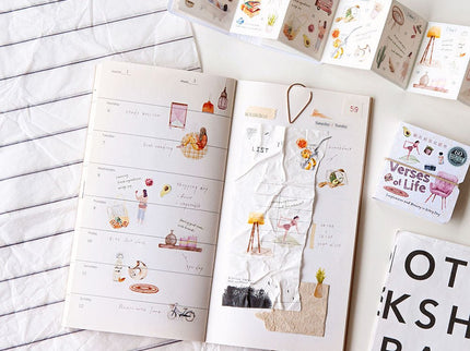 MU - Washi Tape Book - Verses of Life - ColorSwatch