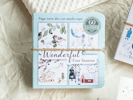MU - Washi Tape Book - Wonderful Four Seasons - ColorSwatch