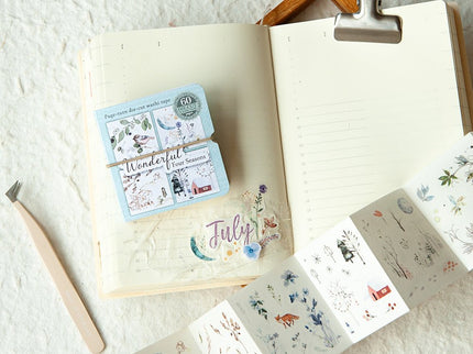 MU - Washi Tape Book - Wonderful Four Seasons - ColorSwatch