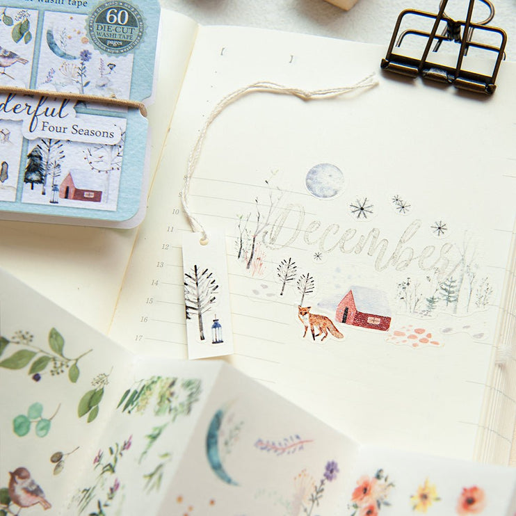 MU - Washi Tape Book - Wonderful Four Seasons - ColorSwatch