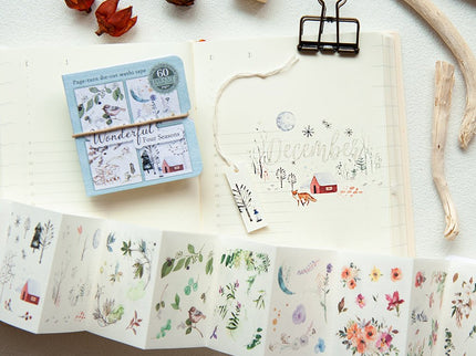 MU - Washi Tape Book - Wonderful Four Seasons - ColorSwatch