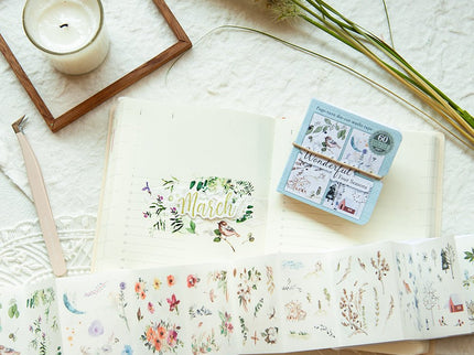 MU - Washi Tape Book - Wonderful Four Seasons - ColorSwatch