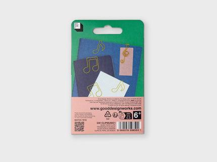 Music Paper Clips - ColorSwatch