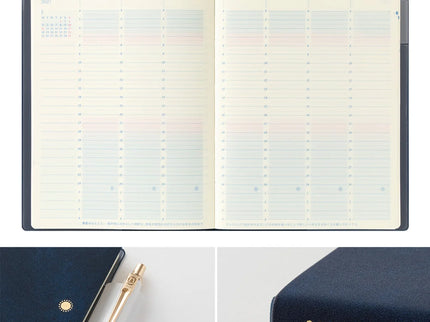 Gradation Diary Day Lenght 2027 - B6 - Navy