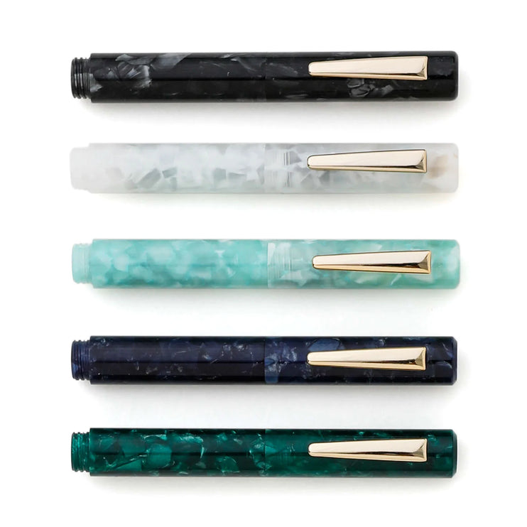 Marbled Fountain Pen - Black