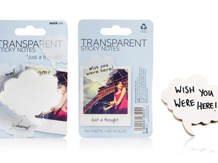 Sticky Notes Transparentes - Burbuja de Texto