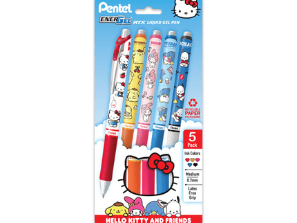 Pentel EnerGel - Sanrio - Set de 5 - ColorSwatch