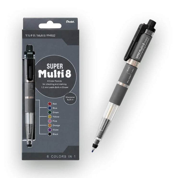Pentel SUPER Multi 8 - Set - ColorSwatch